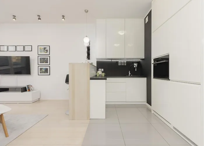 Subtle Colors In With Furnished Balcony By Renters Apartman Varsó